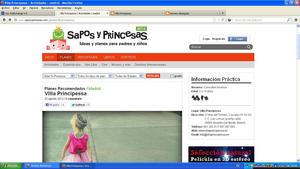 Recomiendan a Villa Principessa en Sapos y Princesas